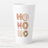 Ho Ho Ho Gingerbread Cookie Christmas Latte Mok (Voorkant)