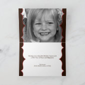 HO HO HO HO HO Carte photo de Noël/Fêtes (Intérieur)