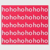 Ho-Ho-Ho-Ho inpakpapier (Vlak)