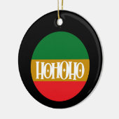 Ho Ho Ho Ho - Kerstversiering Keramisch Ornament (Links)