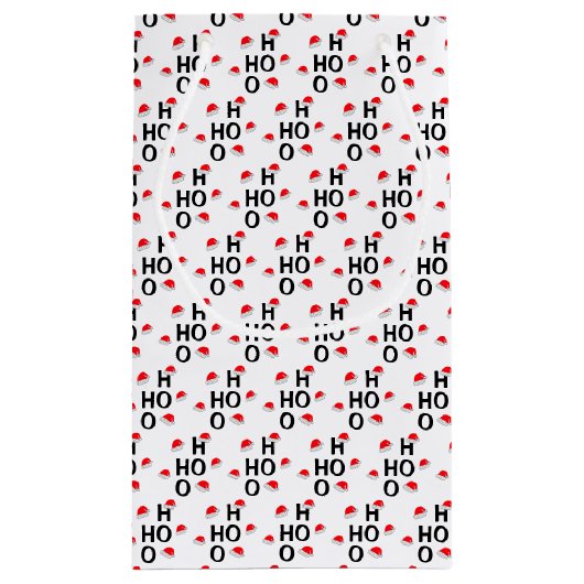 Ho Ho Ho Ho: Vrolijk kerstfeest Klein Cadeauzakje (Achterkant)