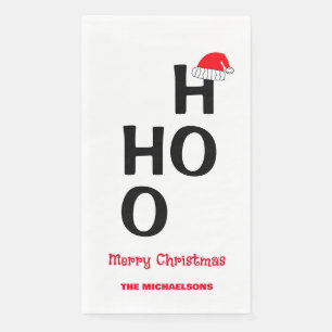 Ho Ho Ho Ho: Vrolijk kerstfeest Servet