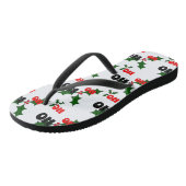 Ho Ho Ho Holly & Berries Teenslippers (Schuin)