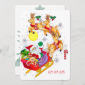 Ho! Ho! Ho! Invitation à la fête (Devant / Derrière)