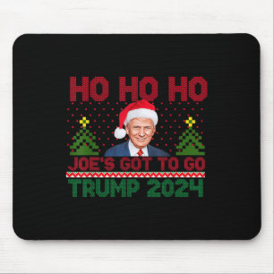 Ho Ho Ho Joes krijgt Trump 2024 Grappig Kerstfeest Muismat