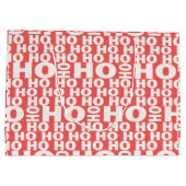 Ho Ho Ho Jokes Pattern Santa Gezegde Ho Ho Chris Groot Cadeauzakje (Achterkant)