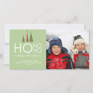 Ho Ho Ho Joyeux Carte photo de Noël