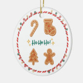 Ho Ho ho Keramisch Ornament (Links)