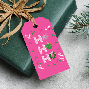 Ho Ho Ho Kerst Cadeaus Custom Name Cadeaulabel