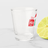Ho Ho Ho | Kerst Periodiek Tafel Nerd Humor Shot Glas (Links)