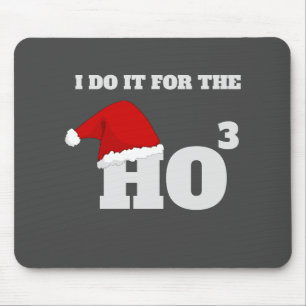 Ho Ho Ho kerstcadeautje voor sms-feestdag Muismat