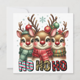 Ho Ho Ho Kerstkaart