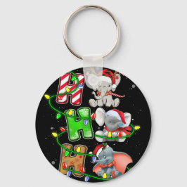 Ho Ho Ho Kerstkerstfeestkerstkerstkerstkerstkerstk Sleutelhanger