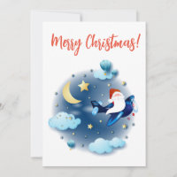 Ho ho ho! Kerstman in het vliegtuig