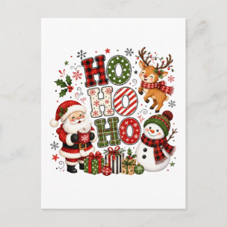 Ho Ho Ho Kerstmis Aankondigingskaart
