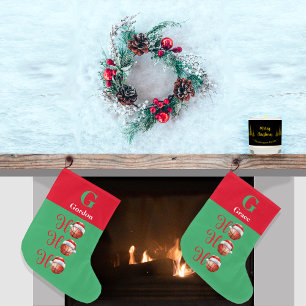 Ho Ho Ho Kerstmis Basketbal Grote Kerstsok
