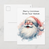 HO HO HO Kerstmis Feestdagenkaart (Voorkant / Achterkant)