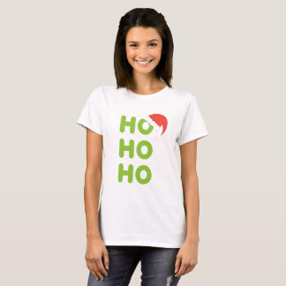 Ho Ho Ho Kerstmis T-Shirt Typografie Santa Pet