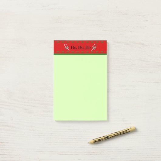Ho, Ho, Ho Kerstnotities Post-it® Notes (Op bureau)