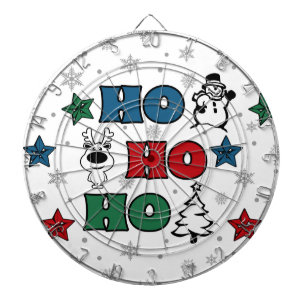 Ho-Ho-Ho-Kerstontwerp Dartbord