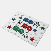 Ho-Ho-Ho-Kerstontwerp Deurmat (Schuin)