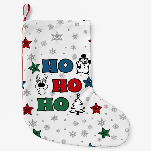 Ho-Ho-Ho-Kerstontwerp Kleine Kerstsok (Voorkant)