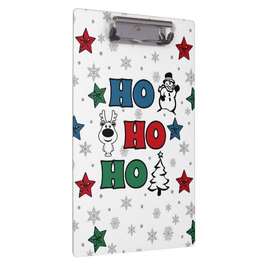 Ho-Ho-Ho-Kerstontwerp Klembord (Rechts)
