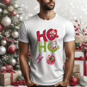 HO HO HO Kerstwit T-shirt