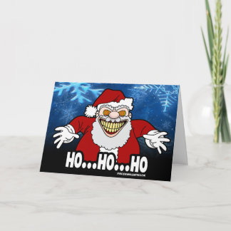 HO HO HO! Krijg een eng klein kerstfeest Kaart