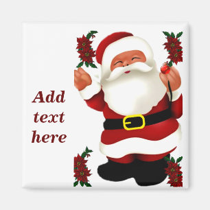 Ho! Ho! Ho! Merry Kerst_ Magneet