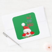 Ho, ho, ho. Merry Kerstmis Sticker (Envelop)