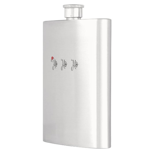 Ho Ho Ho met een rode kerstmuts Flacon (Links)