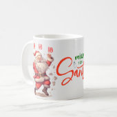 Ho Ho Ho Milk pour Père Noël Mug (Devant gauche)