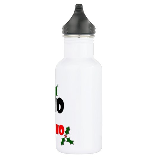 Ho Ho Ho Mistletoe Bouteille d'eau (Droite)
