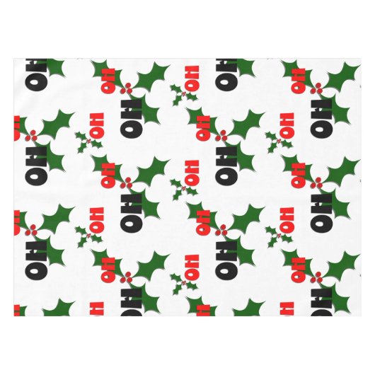 Ho Ho Ho Mistletoe Nappe (Devant (Horizontal))