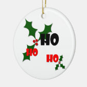 Ho Ho Ho Mistletoe Ornement (Gauche)