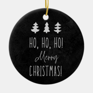 Ho, Ho, Ho ! Noël! Ornement en céramique