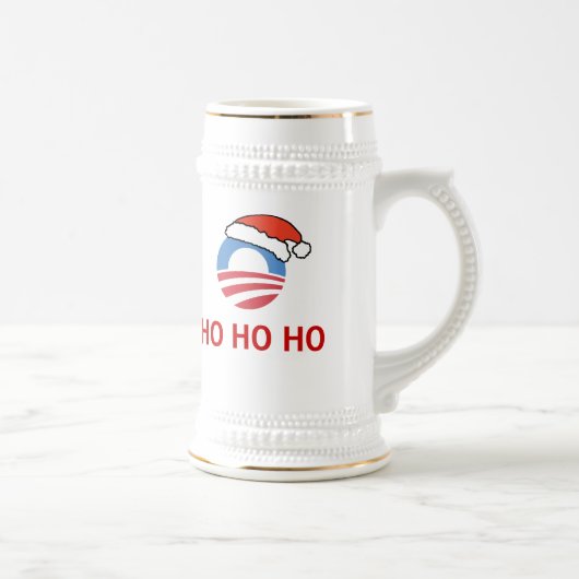 Ho Ho Ho Obama Stein Bierpul (Rechts)