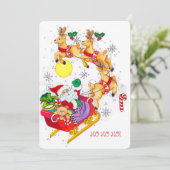 Ho! Ho! Ho! Party Invitation (Debout devant)