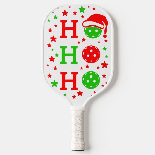 Ho, Ho, Ho Pickleball Kerstmis Pickleball Paddle (Voorkant)