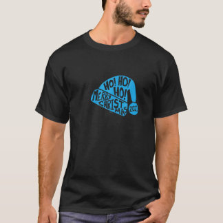 Ho! Ho! Ho! Prettig Kerstfeest 2021 Kerstman Hoed T-shirt