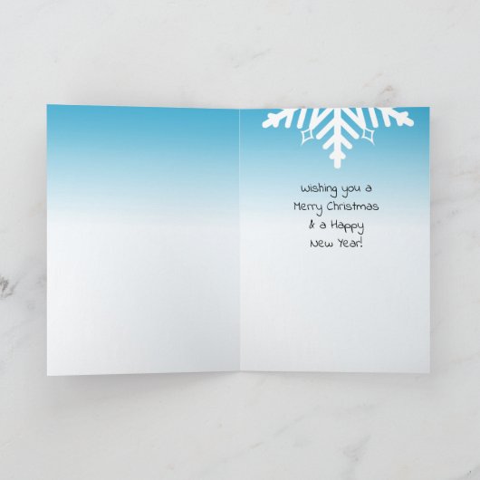 Ho Ho Ho Prettig Kerstfeest Kerstman en Elf Kaart (Binnen)