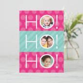 Ho Ho Ho ! Quatre carte de photo de vacances (Debout devant)