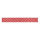 Ho Ho Ho Red Grosgrain Lint (Voorkant)