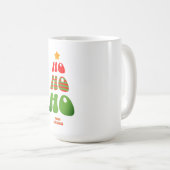 Ho Ho Ho Retro Christmas Tree Mug (Devant droit)