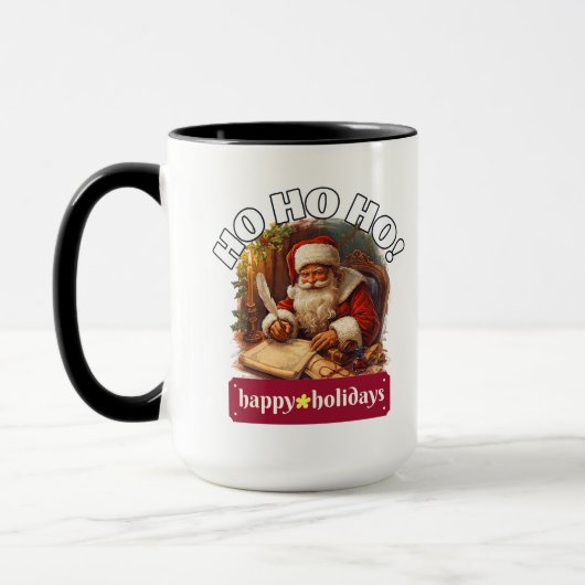 Ho Ho Ho Santa Christmas Mug | Festive Gift Idea (Gauche)