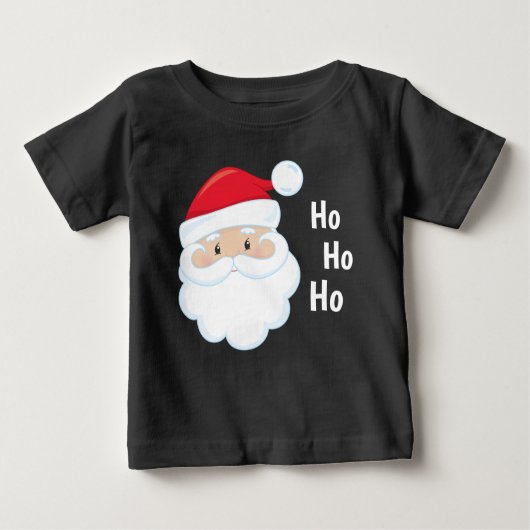 Ho Ho Ho Santa Face Feestdagen Red White (Voorkant)