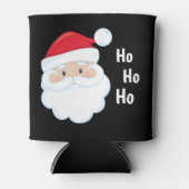 Ho Ho Ho Santa Face Kerst Feestdagen Blikjeskoeler (Voorkant)
