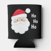 Ho Ho Ho Santa Face Kerst Feestdagen Blikjeskoeler (Achterkant)