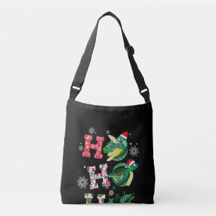 Ho Ho Ho Santa Turtles kerstversiers Decor Crossbody Tas